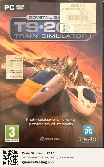 Train Simulator 2015 Computer, Italy box front