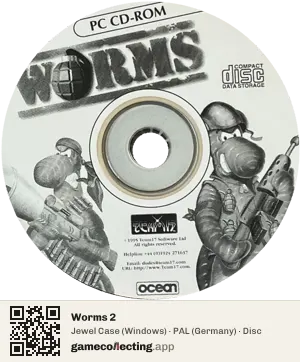 Worms 2 Computer, PAL disc