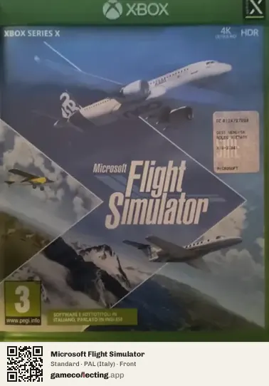 Microsoft Flight Simulator Xbox Series X, Italy box front