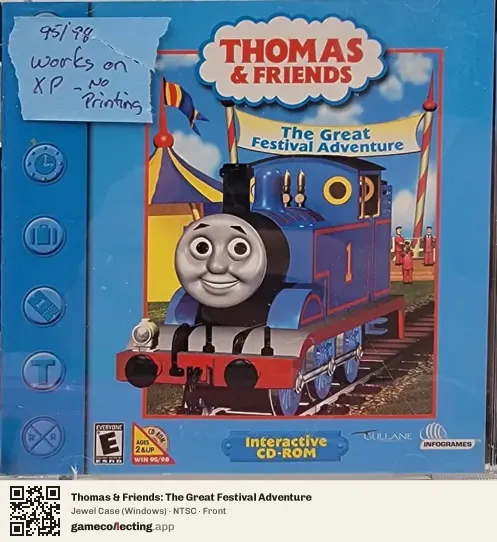 Thomas & Friends: The Great Festival Adventure Computer, NTSC box front