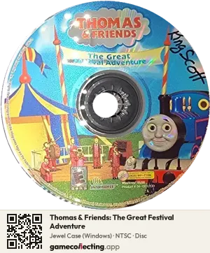 Thomas & Friends: The Great Festival Adventure Computer, NTSC disc