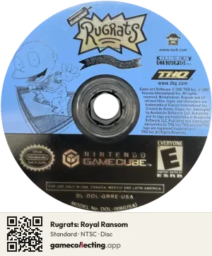 Rugrats: Royal Ransom Nintendo GameCube, NTSC disc
