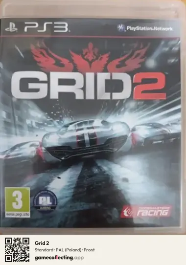 Grid 2 PlayStation 3, Poland box front