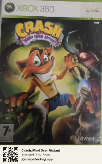 Crash: Mind Over Mutant Xbox 360, PAL box front