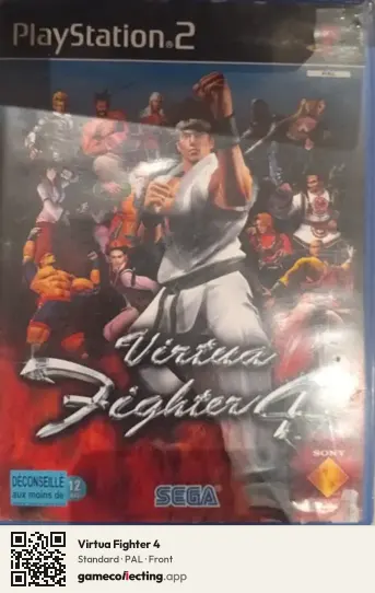 Virtua Fighter 4 PlayStation 2, PAL box front