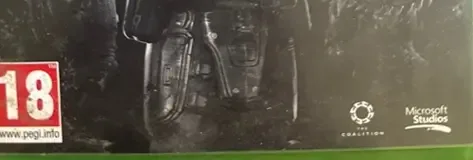 Gears of War, the PEGI square on its front