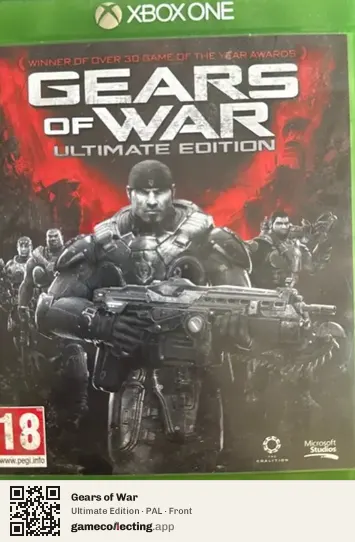 Gears of War Xbox One, PAL box front
