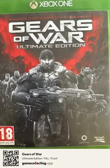 Gears of War Xbox One, PAL box front