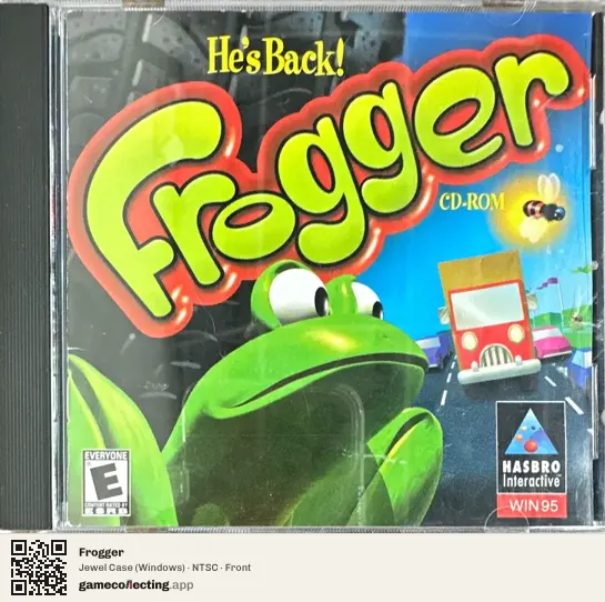 Frogger Computer, NTSC box front