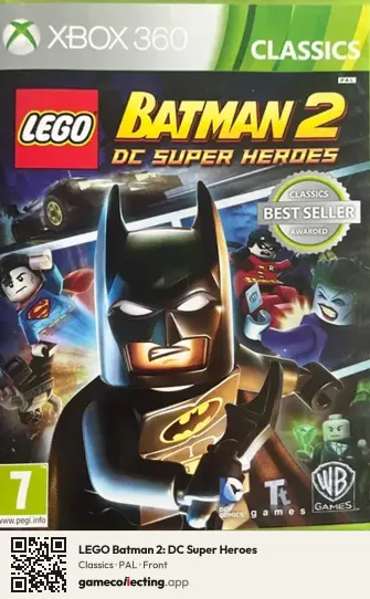 LEGO Batman 2: DC Super Heroes Xbox 360, PAL box front