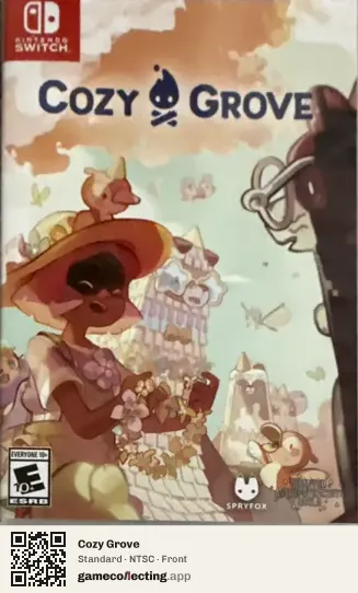 Cozy Grove Nintendo Switch, NTSC box front