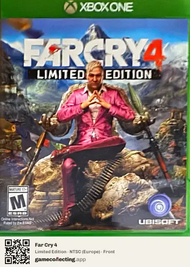 Far Cry 4 Xbox One, Europe box front