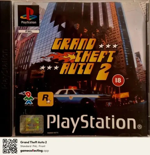 Grand Theft Auto 2 PlayStation, PAL box front