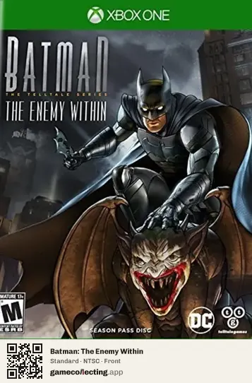 Batman: The Enemy Within Xbox One, NTSC box front