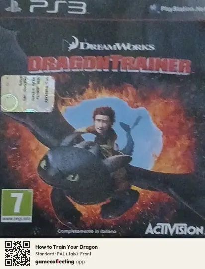 How to Train Your Dragon PlayStation 3, Italy box front