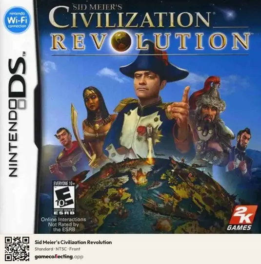 Sid Meier's Civilization Revolution Nintendo DS, NTSC box front