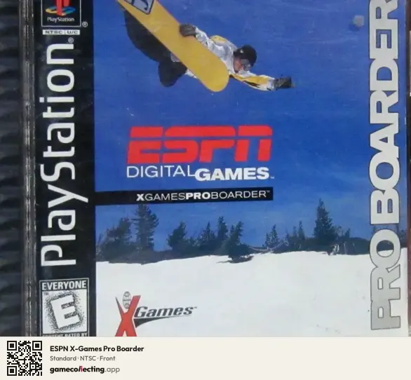 ESPN X-Games Pro Boarder PlayStation, NTSC box front