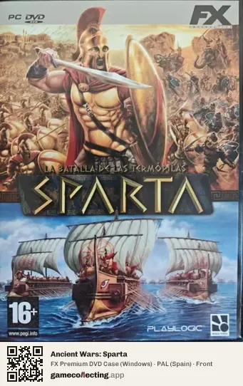Ancient Wars: Sparta Computer, Spain box front