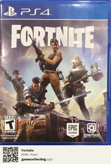 Fortnite PlayStation 4, NTSC box front