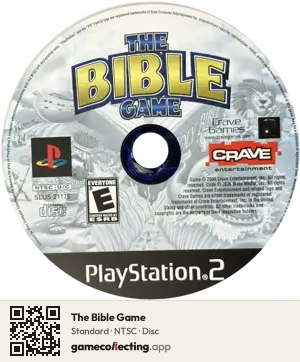 The Bible Game PlayStation 2, NTSC disc