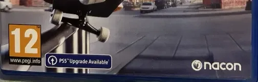 Session: Skate Sim, the PEGI square on its front