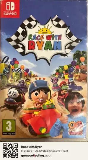 Race with Ryan Nintendo Switch, United Kingdom box front