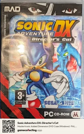 Sonic Adventure DX: Director's Cut Computer, PAL box front