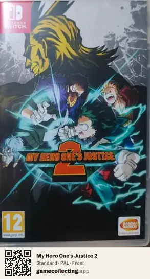 My Hero One's Justice 2 Nintendo Switch, PAL box front