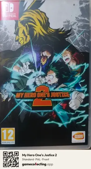 My Hero One's Justice 2 Nintendo Switch, PAL box front