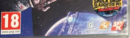 Borderlands: The Pre-Sequel!, the USK square on its front