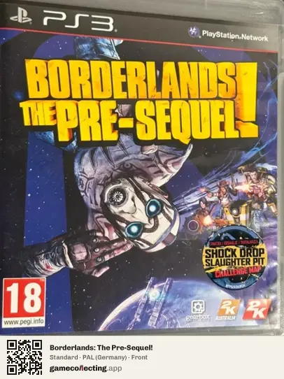 Borderlands: The Pre-Sequel! PlayStation 3, Germany box front