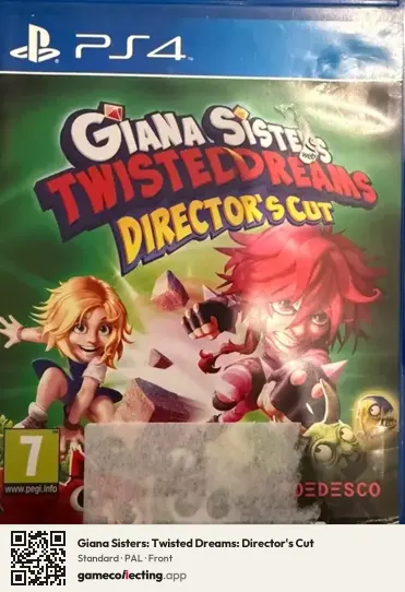 Giana Sisters: Twisted Dreams: Director's Cut PlayStation 4, PAL box front