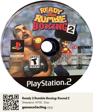Ready 2 Rumble Boxing: Round 2 PlayStation 2, NTSC disc