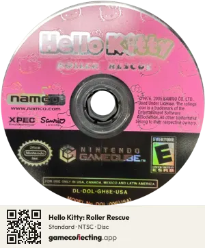 Hello Kitty: Roller Rescue Nintendo GameCube, NTSC disc