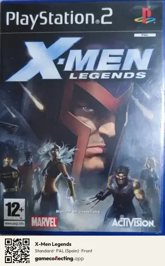 X-Men Legends PlayStation 2, Spain box front
