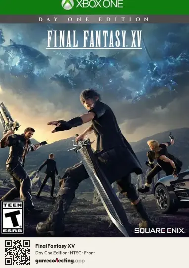 Final Fantasy XV Xbox One, NTSC box front