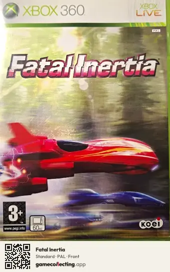 Fatal Inertia Xbox 360, PAL box front
