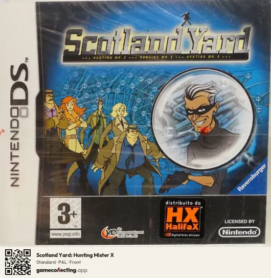 Scotland Yard: Hunting Mister X Nintendo DS, PAL box front