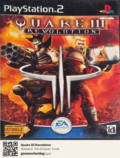 Quake III Revolution PlayStation 2, France box front