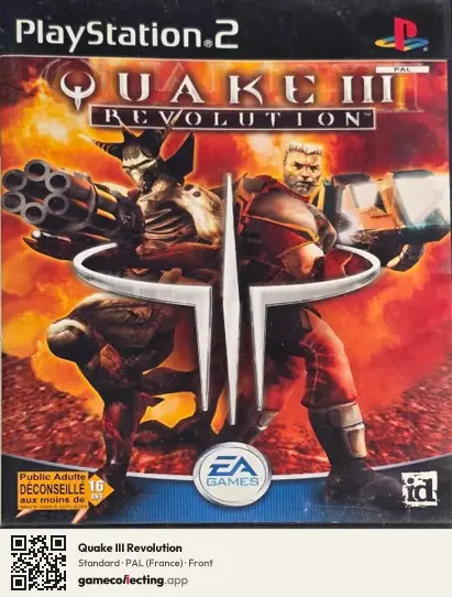Quake III Revolution PlayStation 2, France box front