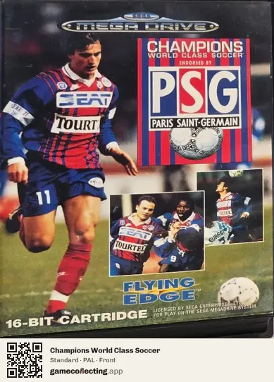 Champions World Class Soccer Sega Mega Drive / Genesis, PAL box front