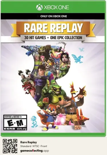 Rare Replay Xbox One, NTSC box front