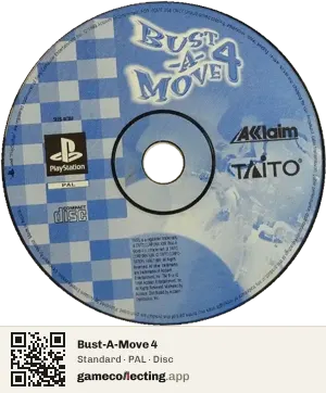 Bust-A-Move 4 PlayStation, PAL disc