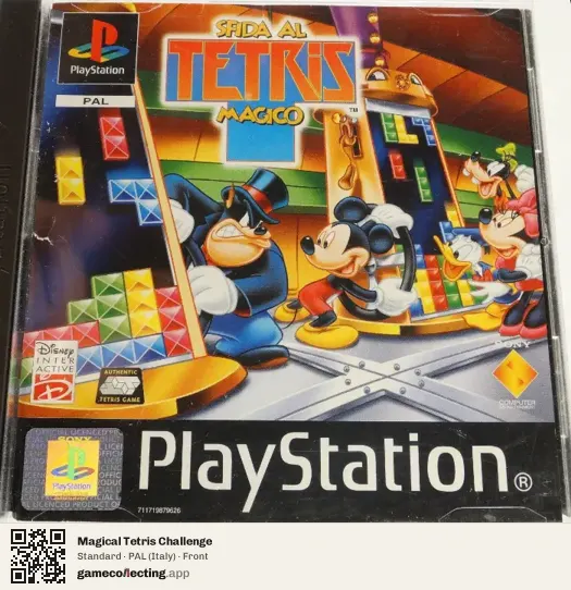 Magical Tetris Challenge PlayStation, Italy box front
