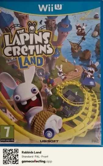 Rabbids Land Nintendo Wii U, PAL box front