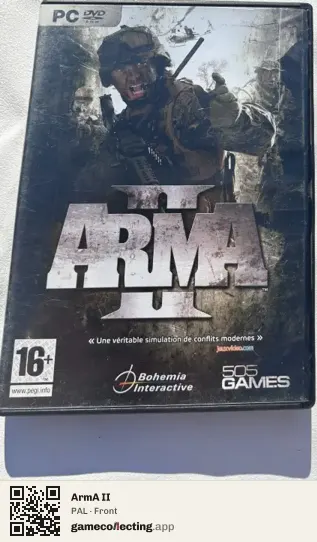 ArmA II Computer, PAL box front