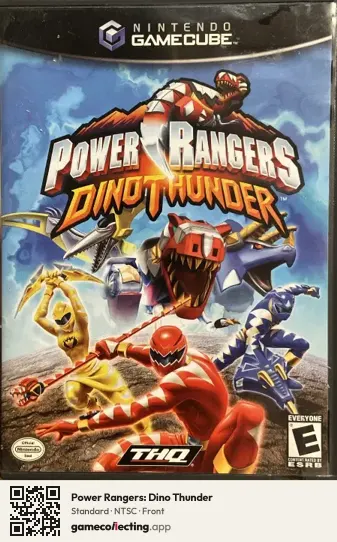 Power Rangers: Dino Thunder Nintendo GameCube, NTSC box front