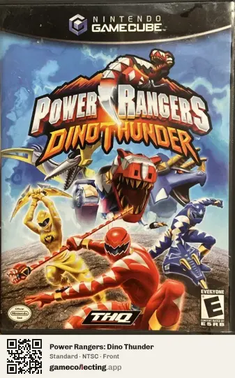 Power Rangers: Dino Thunder Nintendo GameCube, NTSC box front
