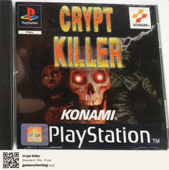 Crypt Killer PlayStation, PAL box front