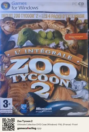 Zoo Tycoon 2 Computer, France box front